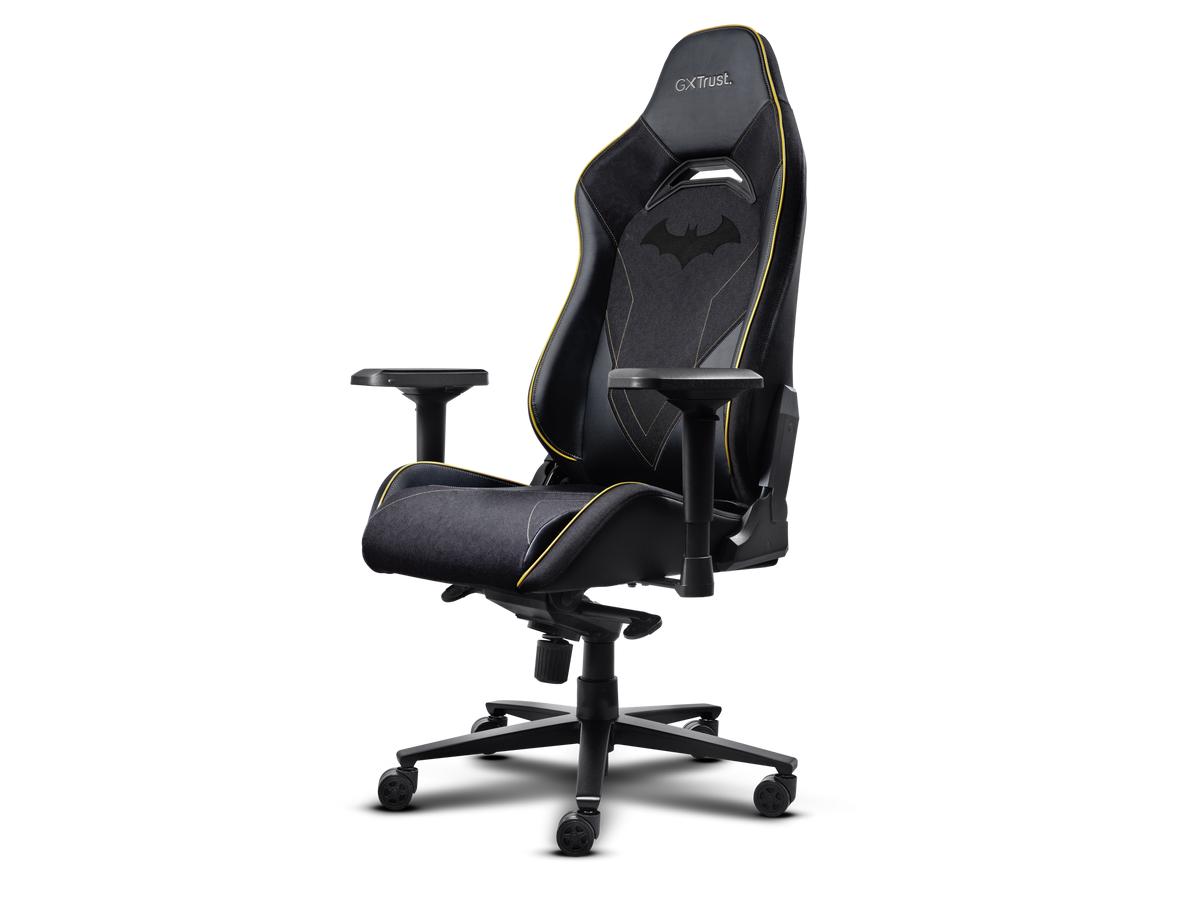 Trust GXT 721BM Ruya Pro Gamingstoel - Batman Edition - Ergonomisch Design - Zwart/Geel