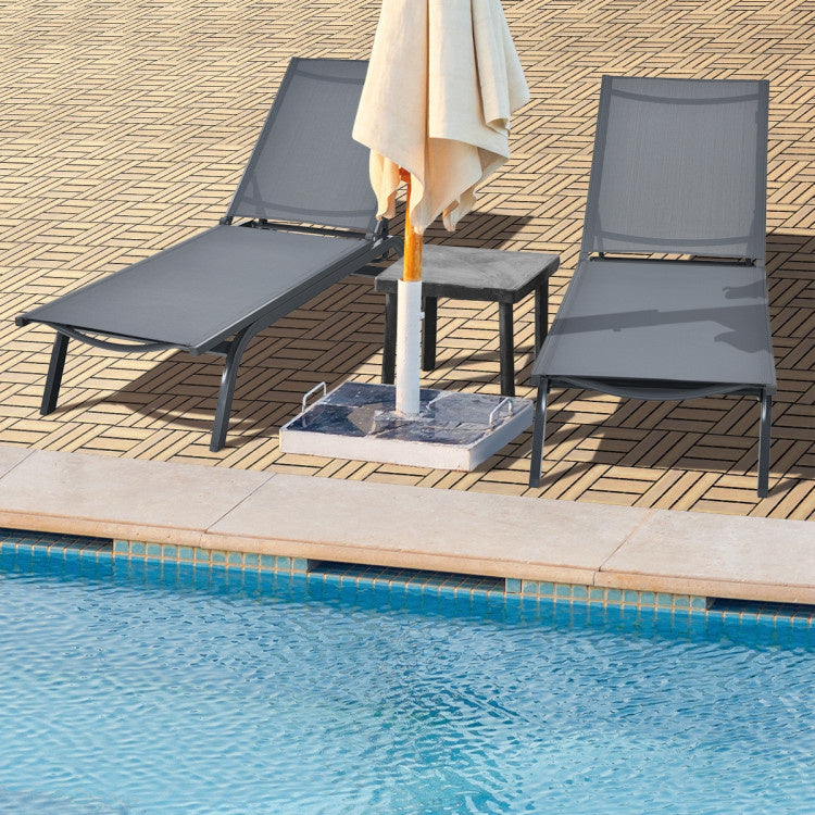 Coast Terrastegels Acaciahout 30,5 x 30,5 x 2,5 cm (10 stuks) - Recht