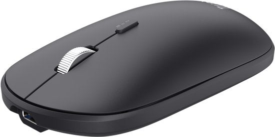 Trust Lyra - Draadloos Toetsenbord en Muis - Multi connect - Oplaadbaar - Azerty BE - Zwart