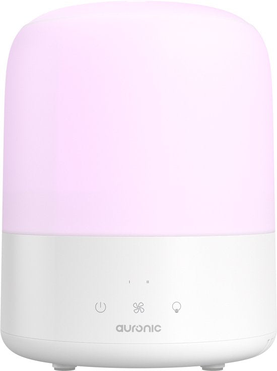 Auronic Luchtbevochtiger - 1,9L - Geschikt voor Slaapkamer, Babykamer, Kantoor, Woonkamer en Meer - Humidifier - BPA-Vrij - Wit