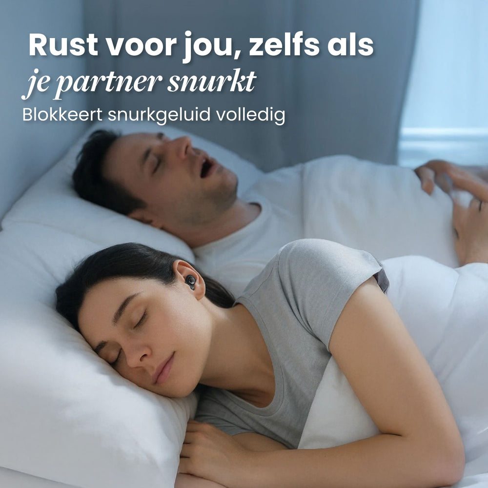Dreamcare Silent Slaapoordoppen – Zwart – Geluidsdemping tot 33 dB – Inclusief 4 maten