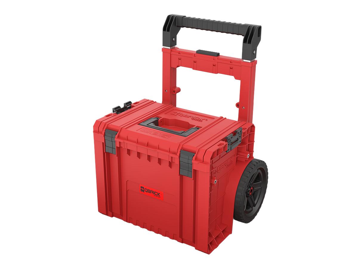 Qbrick Pro Cart 2.0 Plus - Compact en Duurzaam - Rood