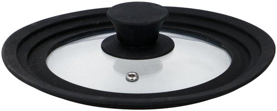 alpina Pannendeksel - Met Siliconen Rand - 16/ 18/ 20 CM - Glas