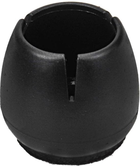 Stoelpoot Beschermers Vloerbeschermer Ø12-16 mm - Stoelpoot Doppen Meubeldoppen 24 stuks - Ronde Stoeldoppen Vloerbeschermers Stoelen - Zwart