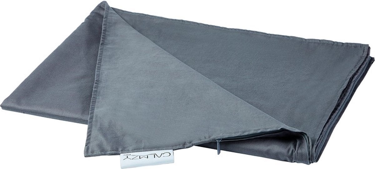 Calmzy Verzwaringsdeken Hoes Kinderen - Duvet Cover Kids 100x150 cm - Fleece Deken Kinderen en Baby - Donkergrijs