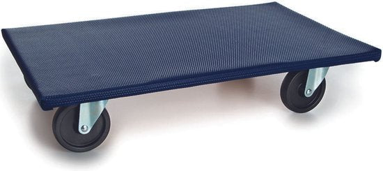 Toolland Meubelroller, met 4 zwenkwielen, draagkracht tot 400 kg, blauw