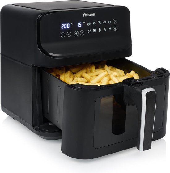 Tristar FR-9037 - Airfryer XXL - 6,2L - Met kijkvenster - 10 Bakprogramma's - PFAS-vrij