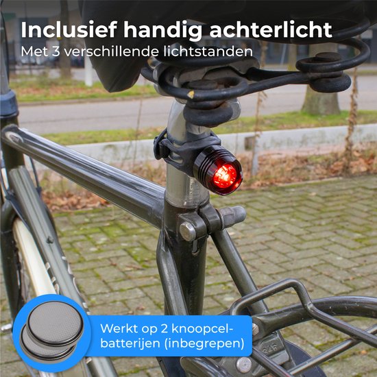 Nuvance - Fietsverlichting 6 standen