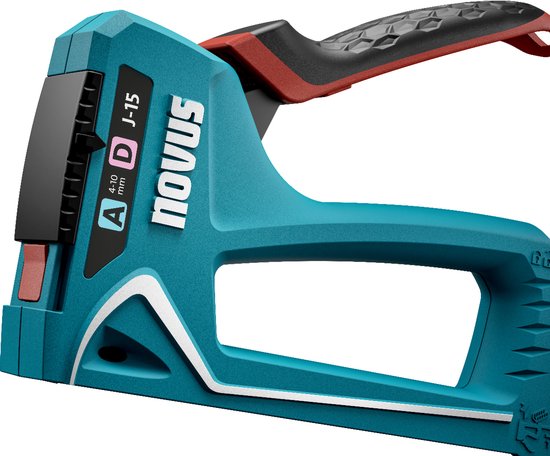 Novus Handtacker J-15 - Nietpistool - voor A, D, H & G nieten - voor het bevestigen van o.a. textiel, leer, folies, papier, kurk en zachte kunststof platen