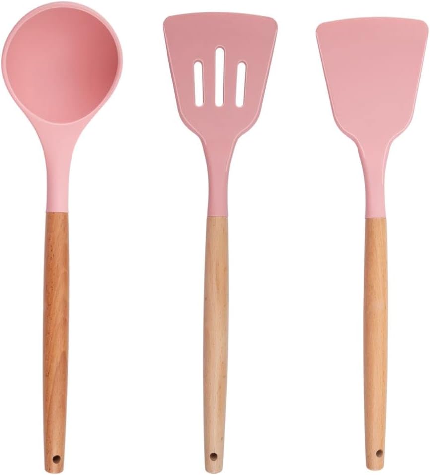 Alpina Keukengerei Set 12-delig - Siliconen - Roze