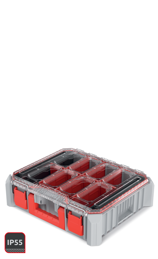 Kistenberg C BLOCK BRIDGE Cool Grey 4C Gereedschapsorganizer met dozen