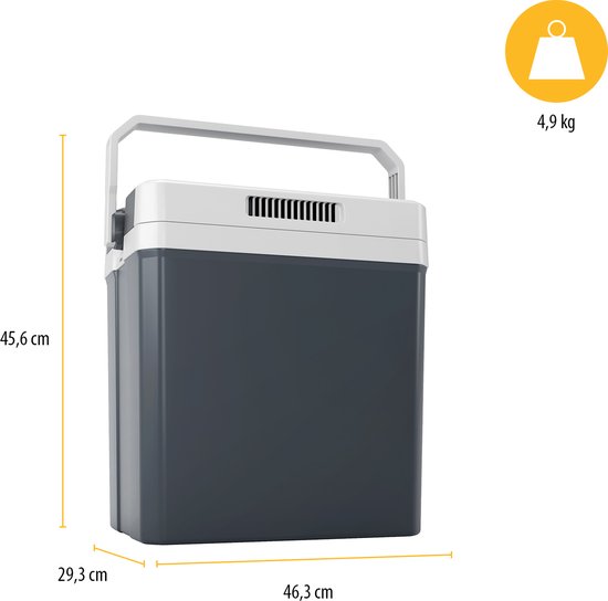 Tristar KB-7530 - Koelbox 30 Liter - Thermo-elektrisch - 12V Autolader 230V Stopcontact - Koelt en verwarmd