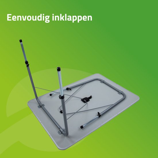 Bo-Camp - Camping tafel - Hoogte verstelbaar - 100x70 cm
