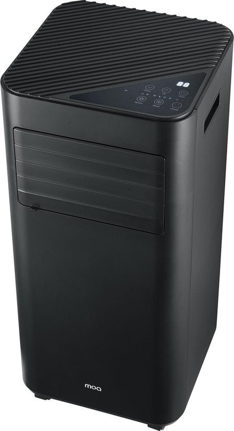 MOA Mobiele Airco - 9000 BTU - Geschikt voor Ontvochtiging - Inclusief Wieltjes - incl. Raamafdichting Kit - Zwart - A010B