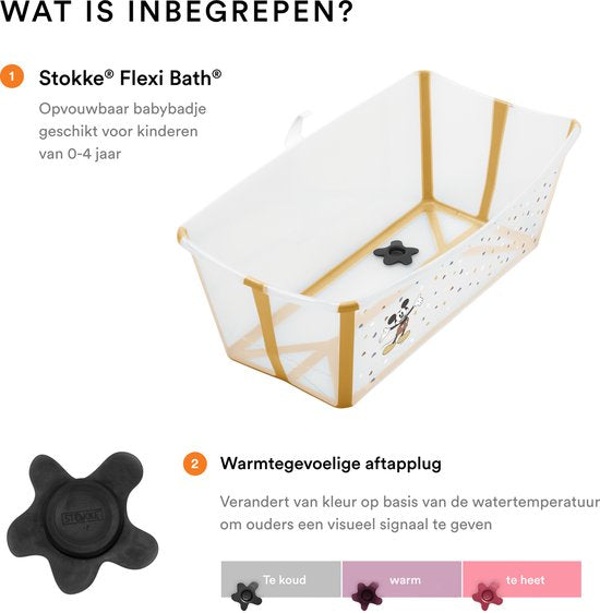 Stokke Flexi Bath - Mickey celebration badje