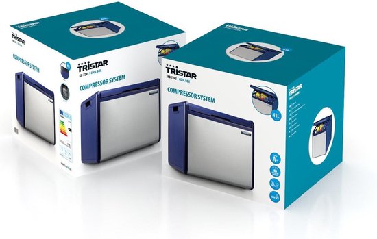Tristar KB-7245 Elektrische Koelbox - 230V - 41 l - Blauw / Zilver