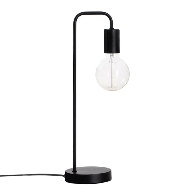 Atmosphera Tafellamp - Metaal - E27 - 46 cm - Zwart