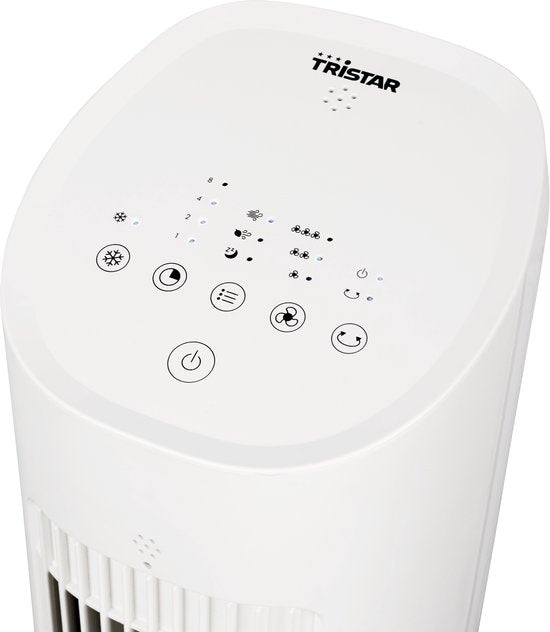 Tristar AT-5479 - Luchtkoeler - Aircooler - 3 Liter - 3 Snelheden - Timerfunctie - Oscillerend - Stil & Compact - Wit