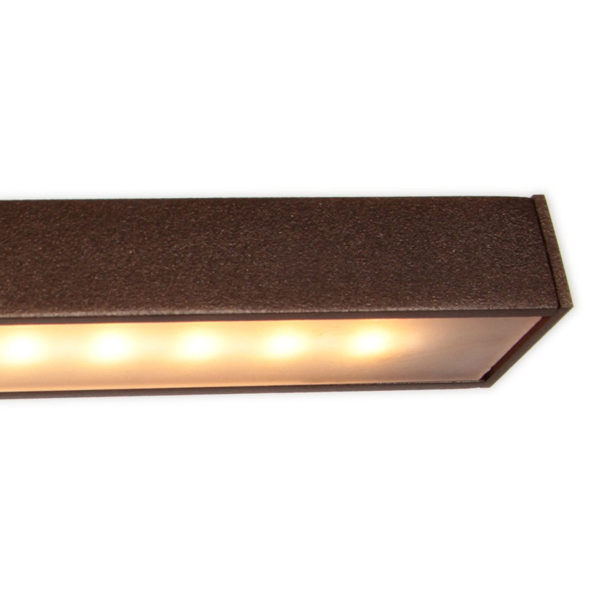 Hanglamp Bande 3995CA cacao - trendy metalen hanglamp 150cm breed met hoogte instelbaar systeem en geïntegreerde LED van Steinhauer