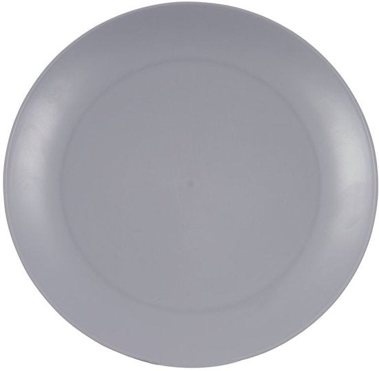 Bo-Camp - Servies - Renew - RPET - Grijs - 16 Stuks