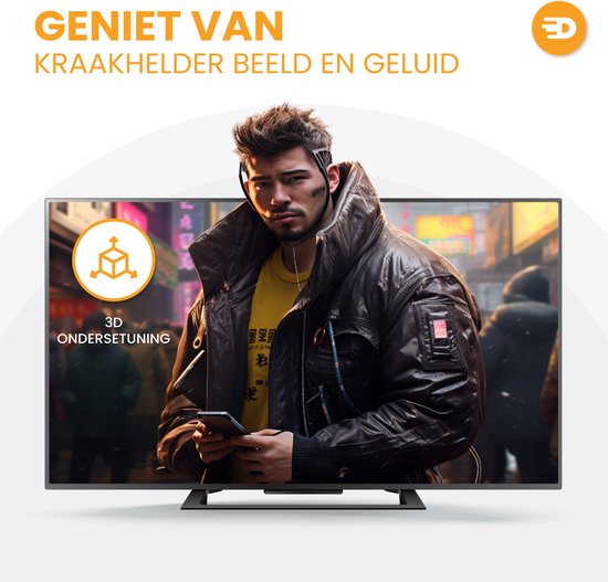 Drivv. Premium HDMI Kabel 2.0 - Ultra HD 4K 60 Hz - HDMI naar HDMI - Geschikt voor Xbox Series X & PS5 - 1 meter - PVC - Grijs