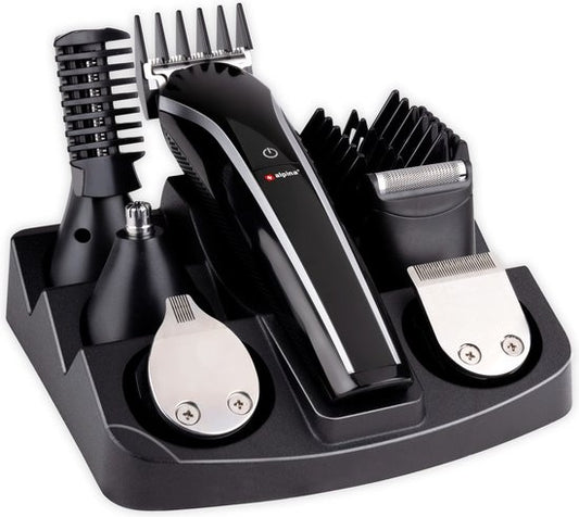 alpina Tondeuseset - Trimmer - Tondeuse - Gezicht en Body - Scheren en Trimmen - 6-in-1 - 3 Watt