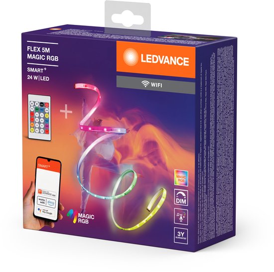 LEDVANCE SMART+ WiFi FLEX 3M LED strip, wit, 22W, 500lm