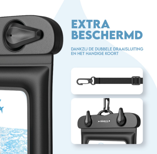 Travelly Waterdichte Telefoonhoesjes - Set van 2