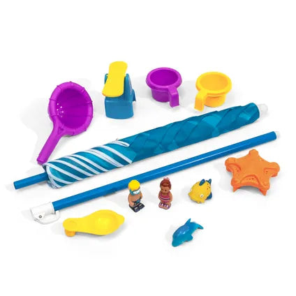Step2 Spill & Splash Seaway watertafel - 109,9 × 63,5 × 57,2 cm - Met parasol