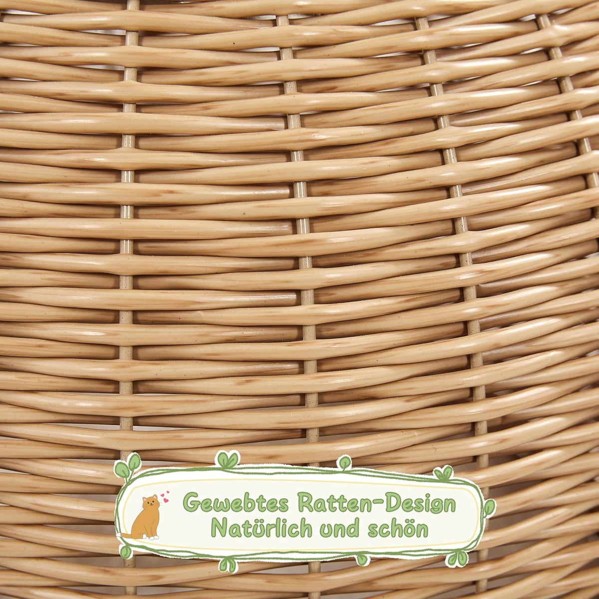 Yaheetech Kattenkrabpaal met Mand en Kattenhuis – 75 cm – Beige – Compact en Stevig Design