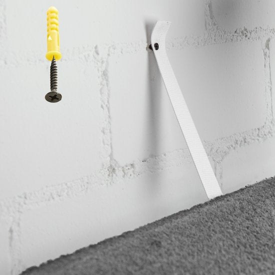 tectake® - Krabpaal Fippi grijs/wit - 402184 - kattenkrabpaal - kattenpaal