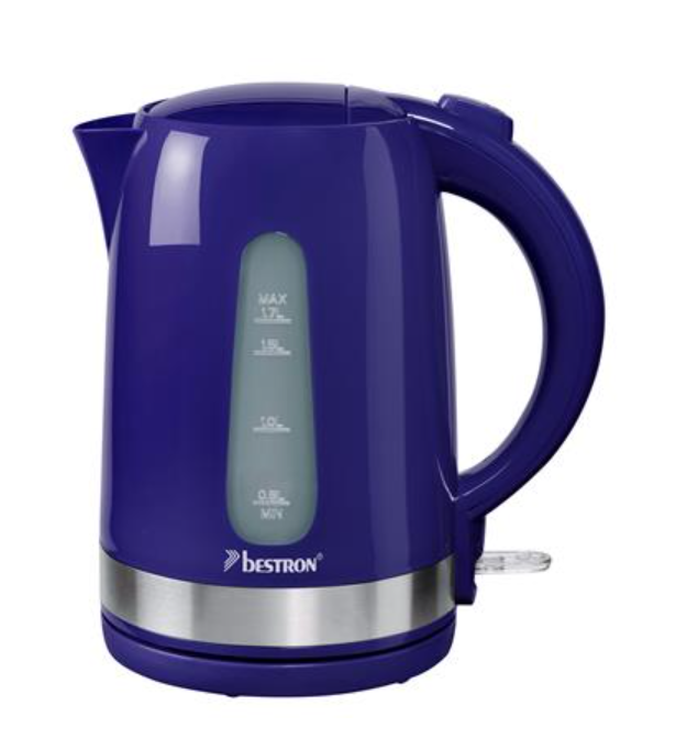 Bestron AWK200SPNDB Waterkoker - 1,7 L - 2200 W - 21,7 x 15,5 x 24,5 cm - Navy