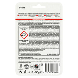 Glorix Power Clean Toiletblok Citroen – Anti-Kalk – Reinigend Schuim – Frisse Geur