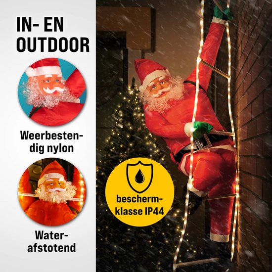 Monzana LED Kerstman 240cm - Binnen/Buiten – Incl. Afstandsbediening