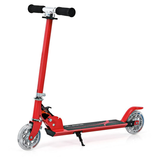 Coast Opvouwbare - LED Verlichte Wielen - Hoogte Verstelbaar 63-86,5cm - Rood