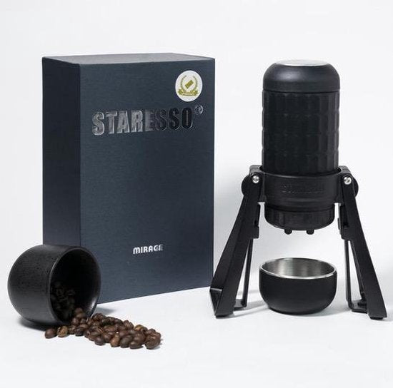 Staresso SP300 Pro - Espresso Handmachine - 2 koppen tegelijk! - tot 20g. Gemalen espresso koffie - 180 ml - 15~20 bar