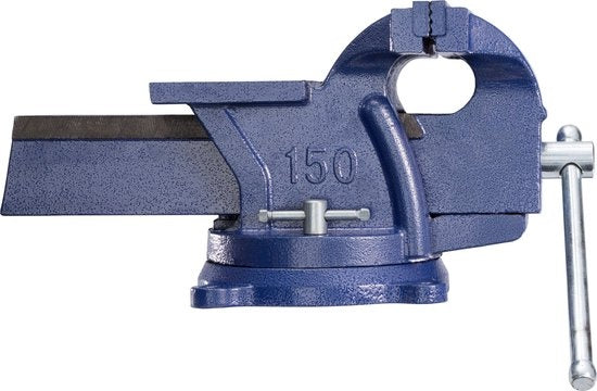 tectake - Bankschroef voor werkbank 165 mm draaibaar - art nr  401125