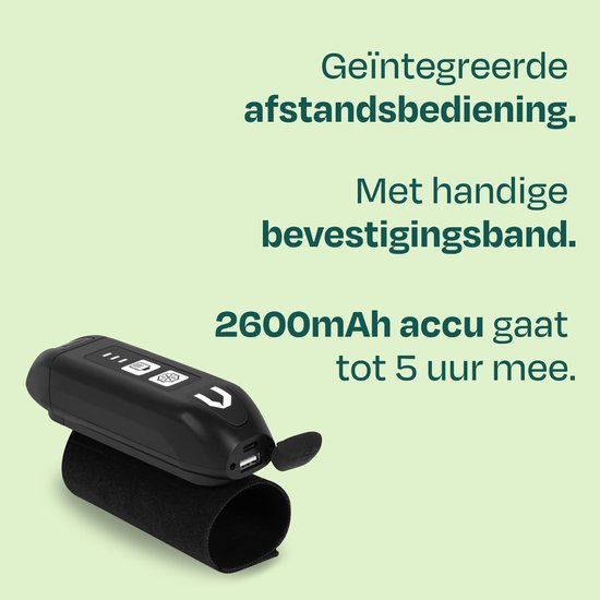 VONROC LED Parasolverlichting - 15 lichtstrips - warm wit - voor VONROC zweefparasols Bardolino en Pisogne of baleinen vanaf 69 cm - oplaadbare 2600 mAh accu – (parasol niet inbegrepen)