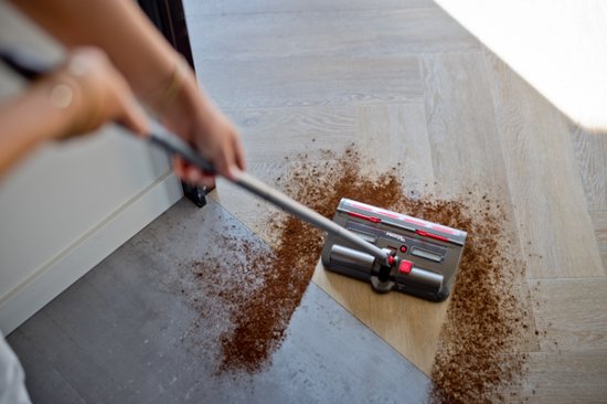 Voom Power Cleaning Tool Snoerloze Vloerreiniger met Zelfreinigende Borstel en 360 Swivel Tech
