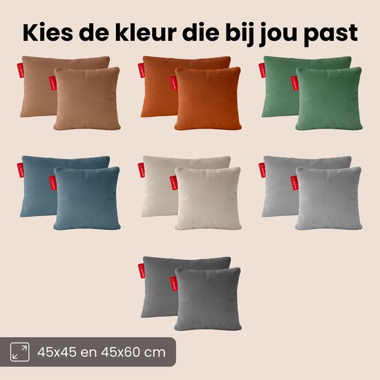 Auronic Warmtekussen - Classic - 45x60 - Draadloos - Oplaadbaar - Elektrisch kussen - Infrarood - Antraciet