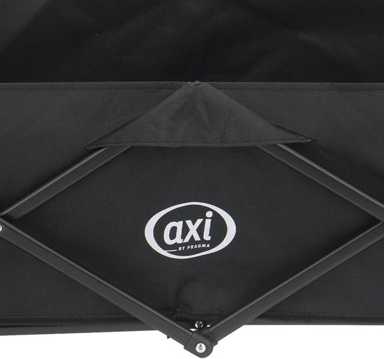 AXI AB131 Opvouwbare Bolderwagen – Zwart – Met Trekstang, Remmen en Hoes – 100 kg Draagvermogen – Eenvoudig mee te nemen - Metaal