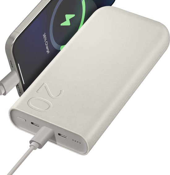 Samsung Powerbank Snelladen 45W - 3x USB-C - 20000mAh - Beige
