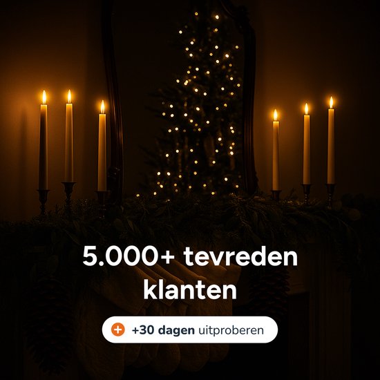 LED Kaarsen met bewegende vlam - 6 Kaarsen - incl. afstandbediening - Oplaadbare Nep kaarsen met flikkerende vlam - 300+ branduren - Luft