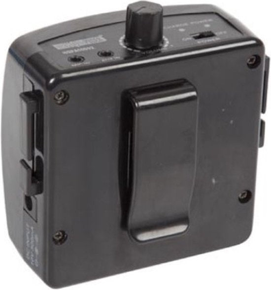 HQ-Power Draagbare stemversterker, met headset en draagriem, 5 W, zwart