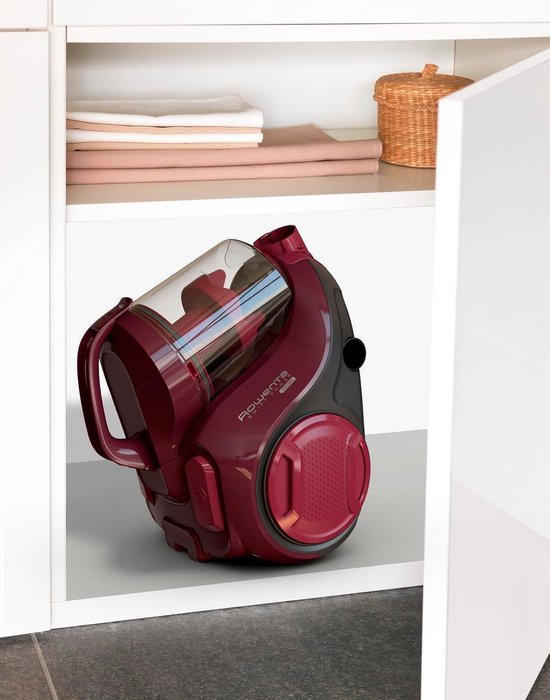 Rowenta Swift Power Cyclonic - Compacte stofzuiger zonder zak - 900W - Bordeaux Rood