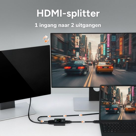 Skoov HDMI Switch 2 in 1 uit - Plug & Play - Dolby / 3D - Splitter - 4K - 60HZ - Premium - Universeel - Game - TV - Extender - Accessoires