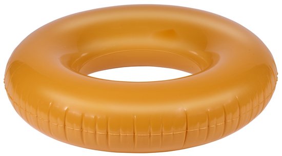 Eddy Toys Zwemring Ø 90 cm - Opblaasbare Zwemband - Opblaasband - Max 65 kg - Inclusief Reparatiepatch - Oranje