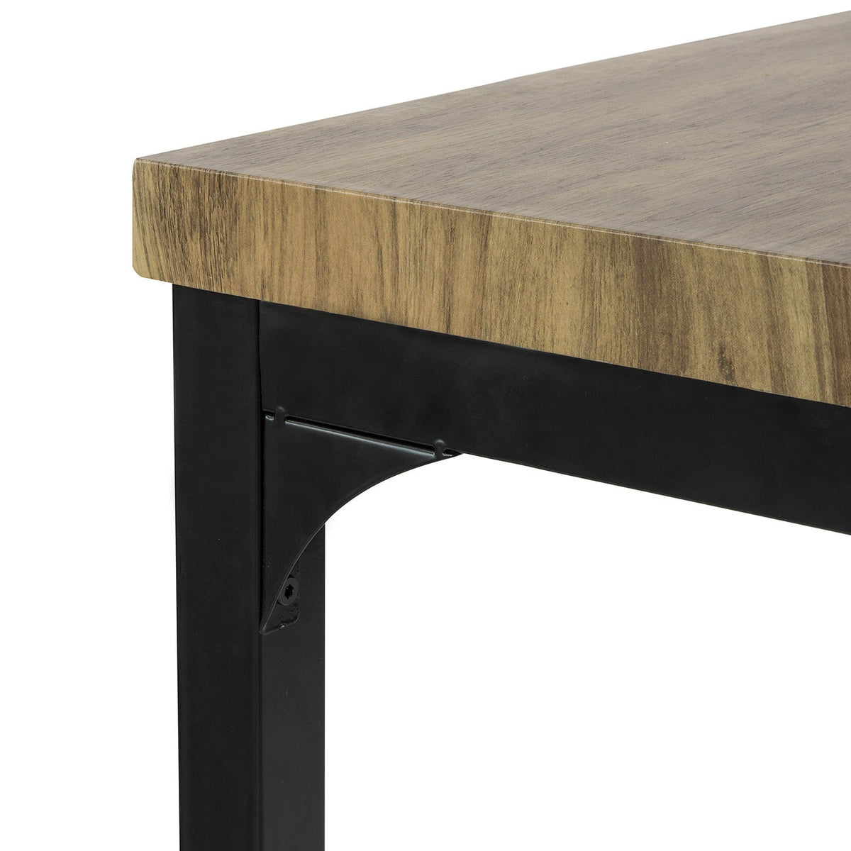 SoBuy Eetkamertafel - Industrieël - Max. 75 kg - 110 x 70 x 76 cm