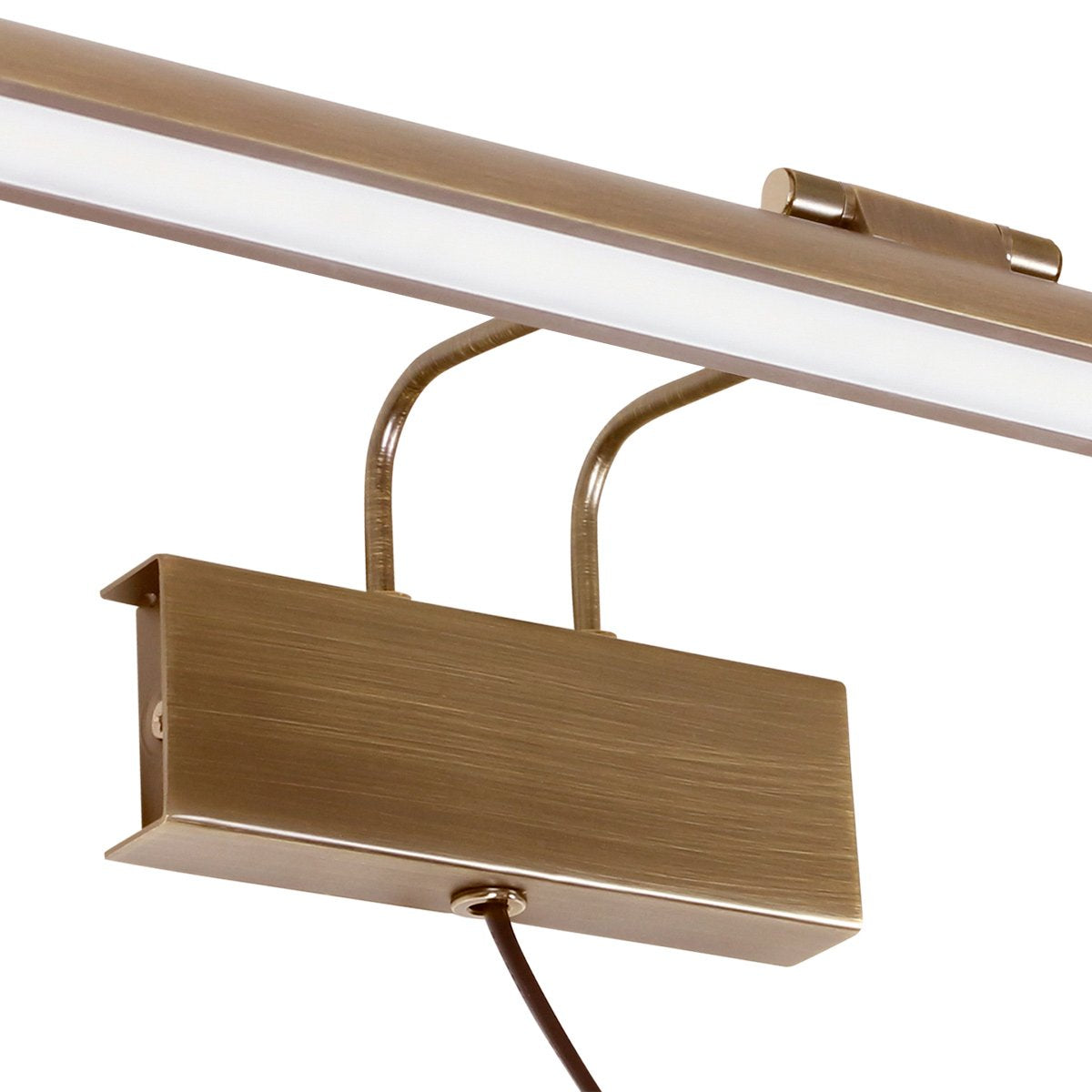 Steinhauer Litho LED - Wandlamp Klassiek - Brons - H:9.4cm  - Universeel - Voor Binnen - Metaal - Wandlampen - Slaapkamer - Woonkamer