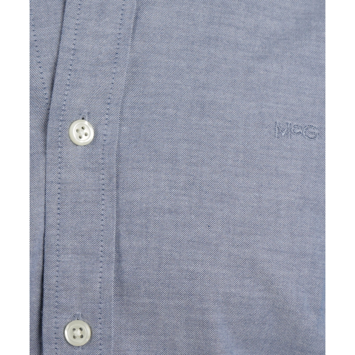 McGregor Stretch Oxford Shirt - Navy - Heren - Regular Fit - M